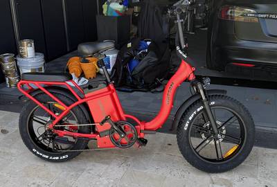 Rattan electic bike 120 miles on a charge