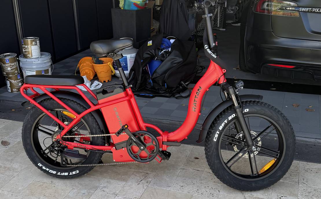 Rattan electic bike 120 miles on a charge