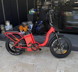 Rattan electic bike 120 miles on a charge