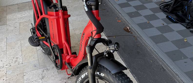 Rattan electic bike 120 miles on a charge