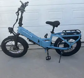 Electric Cargo Bike- Lectric XP4 Blue