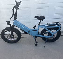 Electric Cargo Bike- Lectric XP4 Blue