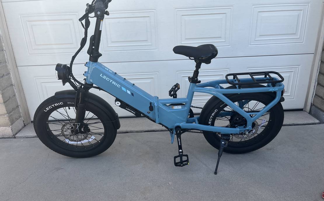 Electric Cargo Bike- Lectric XP4 Blue