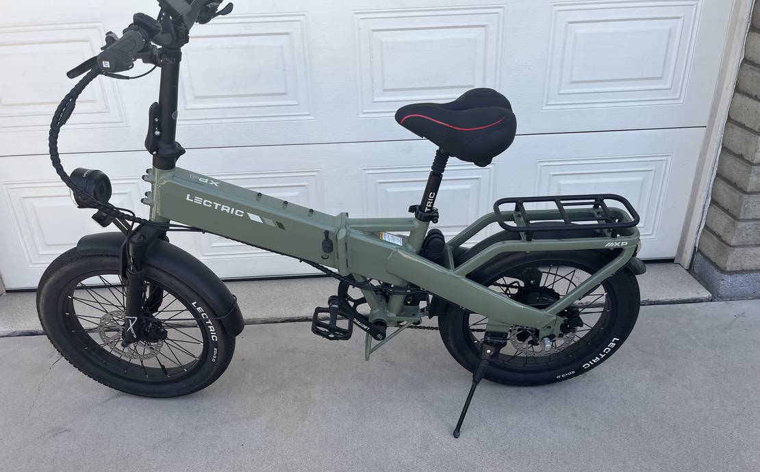 Electric Cargo Bike- Lectric XP4 Green