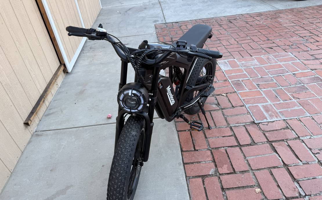 Moveloop Electric Bike for Adults, 750W 28MPH Ebike, 48V 15.6AH Battery 20i Fat Tire Mountain E-Bike, Up to 70 Miles Range, Full Suspension, UL 2849