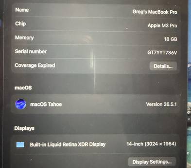 2023 MacBook pro