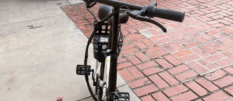 VIPLAT Adult Foldable Electric Bike, 700W Motor, 19MPH Top Speed, 32-Mile Range, 48V 15Ah Removable Battery, 14”