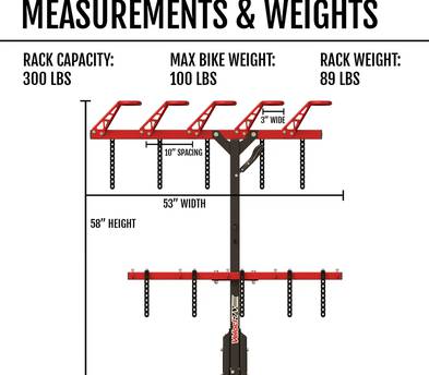 Velocirax 5 Bike Vertical Rack