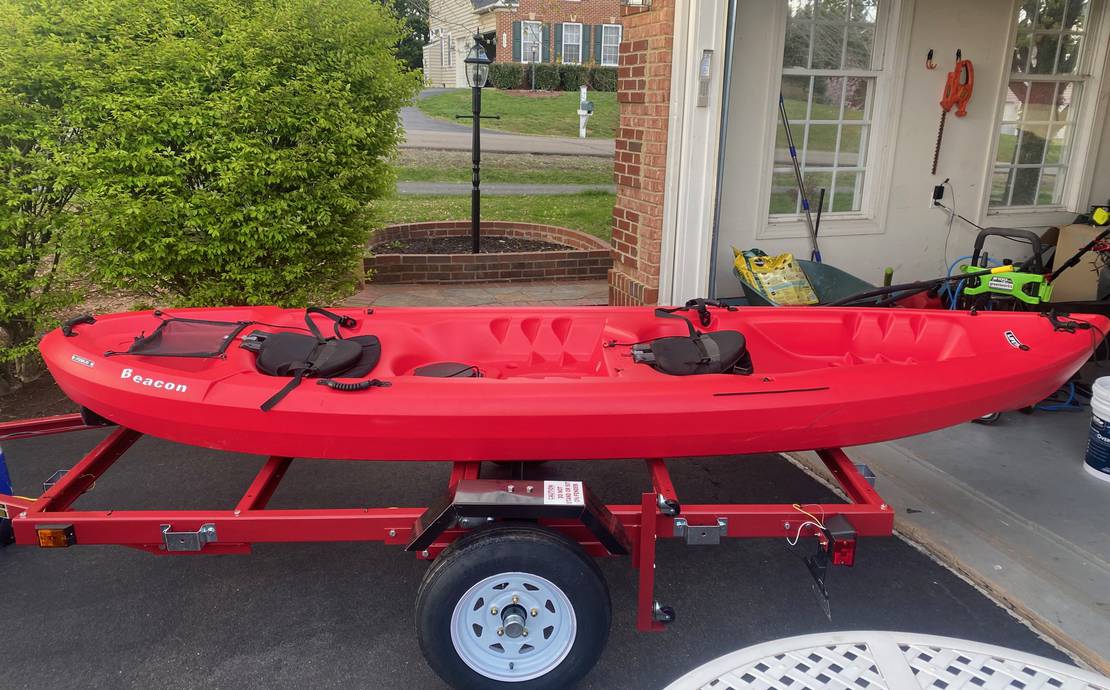 Ready-to-Launch Tandem 12 Foot Kayak (Oars & Vests Included) (2 of 2 Kayaks)