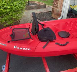 Ready-to-Launch Tandem 12 Foot Kayak (Oars & Vests Included) (1 of 2 Kayaks)