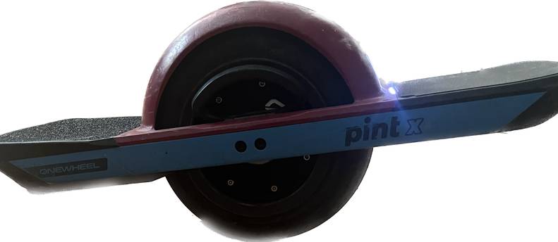 Onewheel Pint X in Mexico City.- Kush High on the rear footpad and more clearance in the front bumper