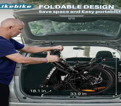 LikeBike Folding Ebike -- TheBus Rack Compatible!