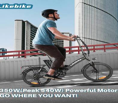 LikeBike Folding Ebike -- TheBus Rack Compatible!