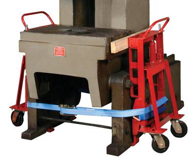 Hydraulic-Lift Machinery & Equipment Mover with Full-Length Nose plate (Vending Machine Dolly)