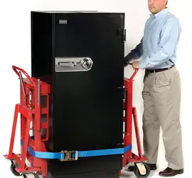 Hydraulic-Lift Machinery & Equipment Mover with Full-Length Nose plate (Vending Machine Dolly)