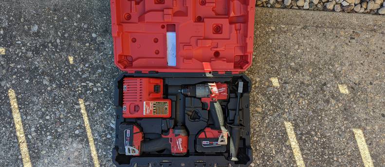Milwaukee M18 drill/impact
