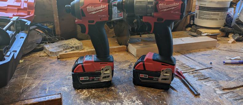 Milwaukee M18 drill/impact