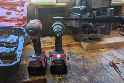 Milwaukee M18 drill/impact