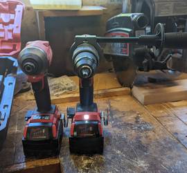 Milwaukee M18 drill/impact