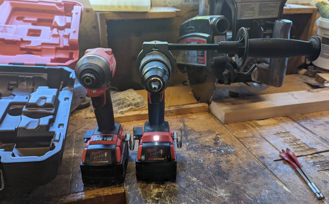 Milwaukee M18 drill/impact