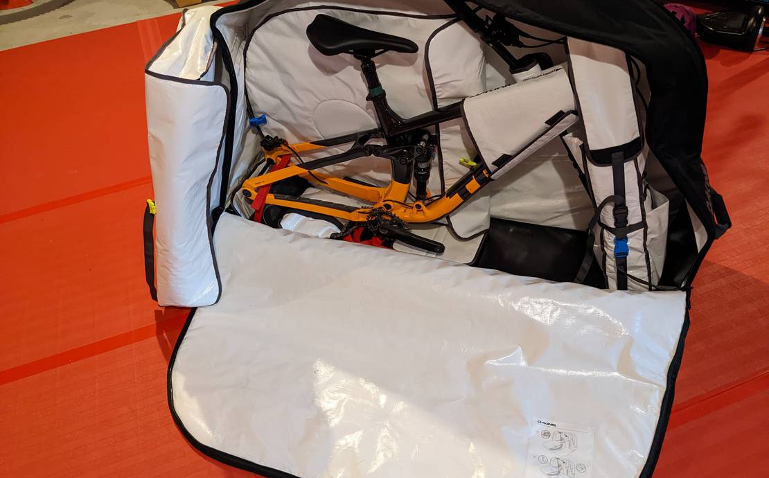 Dakine Bike Roller Bag for airline travel