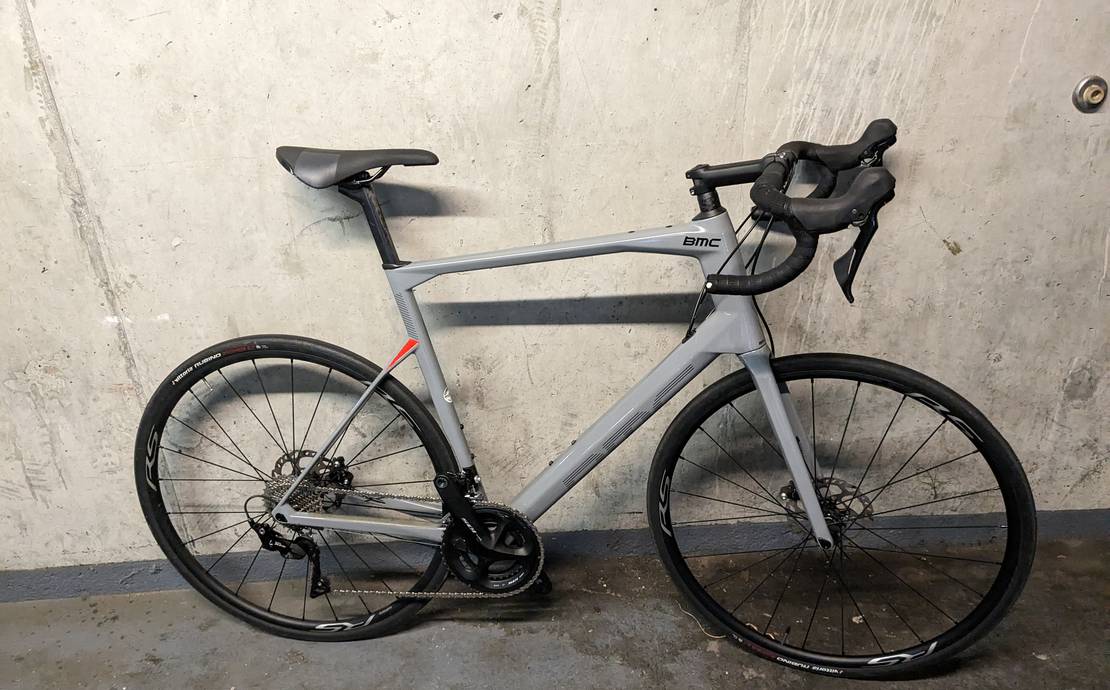 Super light Road bike.  Only 19 lbs.  BMC Roadmachine 02 Three.  Shimano 105 groupset