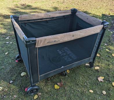 Portable Eddie Bauer baby bassinet
