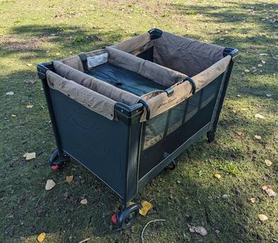 Portable Eddie Bauer baby bassinet