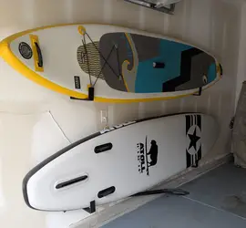 Hala Playa Inflatable Paddleboard with gear