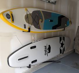Hala Playa Inflatable Paddleboard with gear