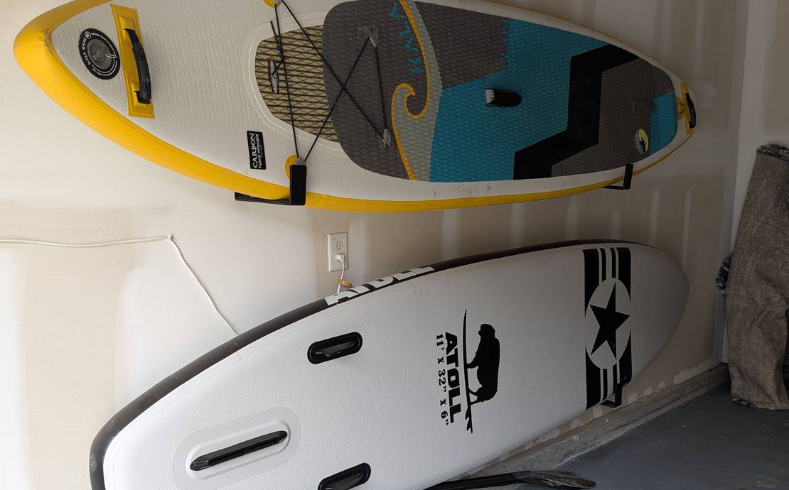 Hala Playa Inflatable Paddleboard with gear