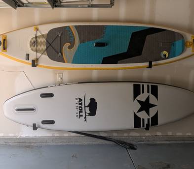 Hala Playa Inflatable Paddleboard with gear