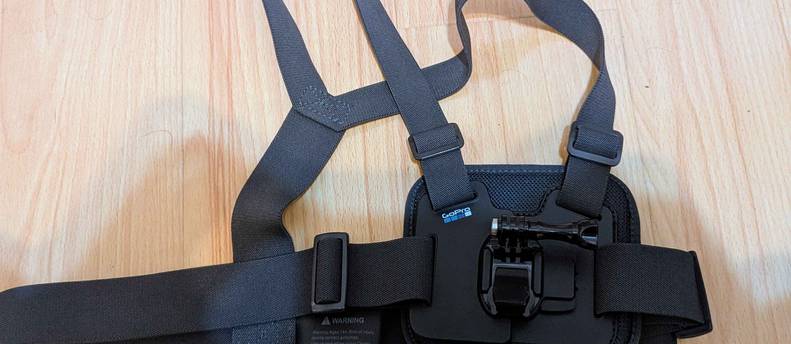 GOPRO 13 with chest strap and charger