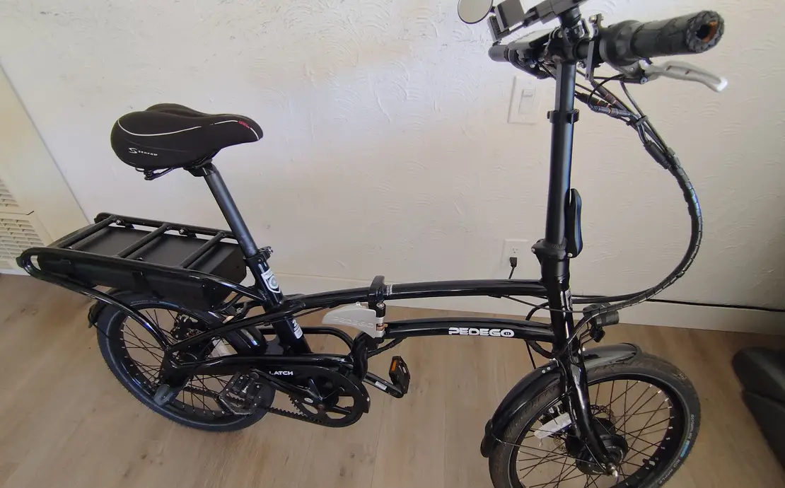 Pedego Latch BELT DRIVE 20" Electric Folding Bike Ebike 3 Speed Shimano IGH