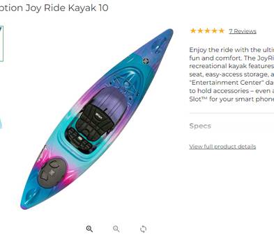 Perception Swifty 9.5 Kayak