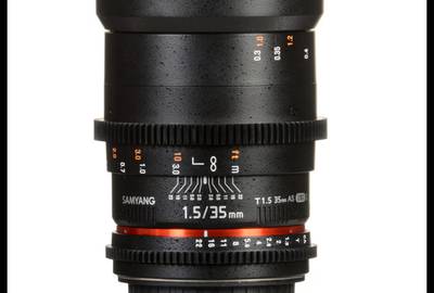 SAMYANG 35MM T1.5 VDSLRII CINE LENS FOR CANON EF