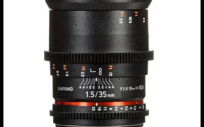 SAMYANG 35MM T1.5 VDSLRII CINE LENS FOR CANON EF