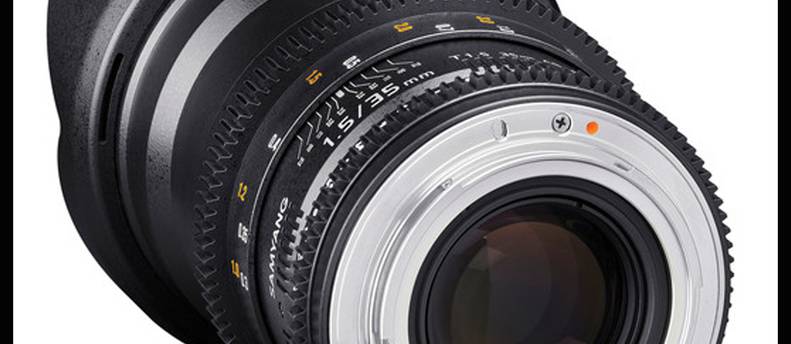 SAMYANG 35MM T1.5 VDSLRII CINE LENS FOR CANON EF