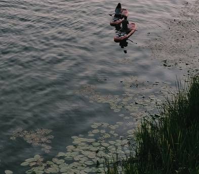 2 Paddleboards (SUP) - Two 10.5' Inflatable SUP Paddleboard Package (With Electric Pump)