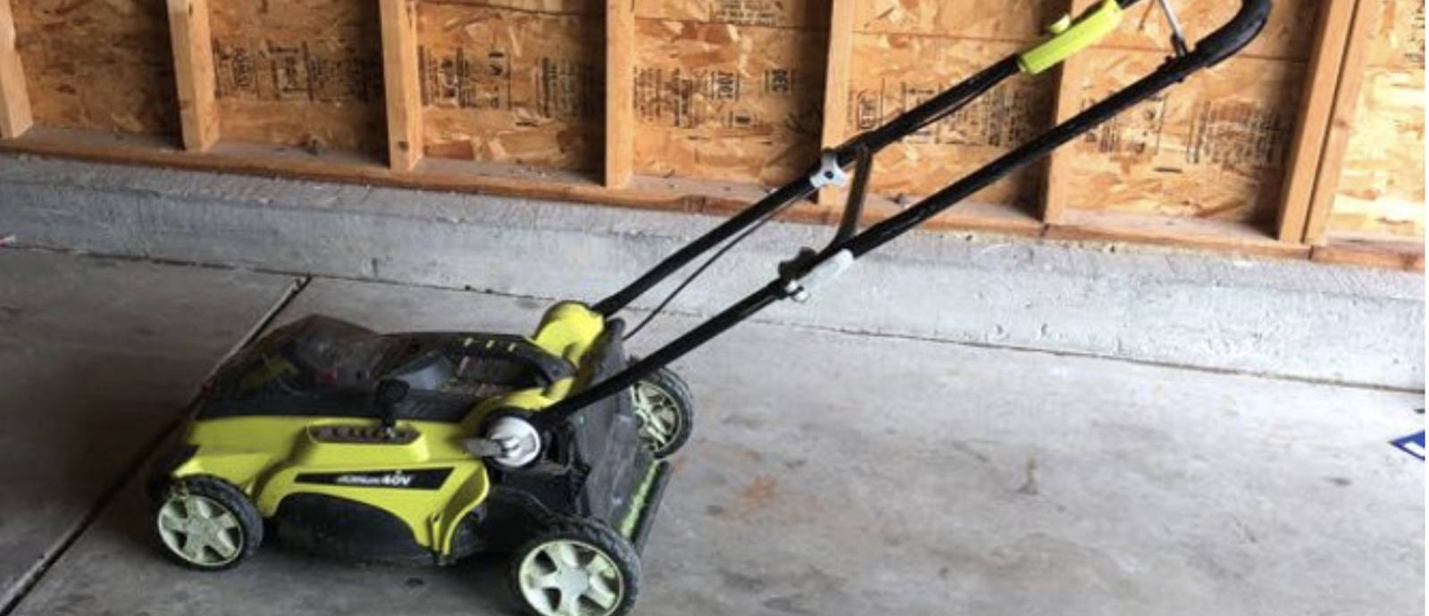 Ryobi 16in 40v lawn mower hot sale