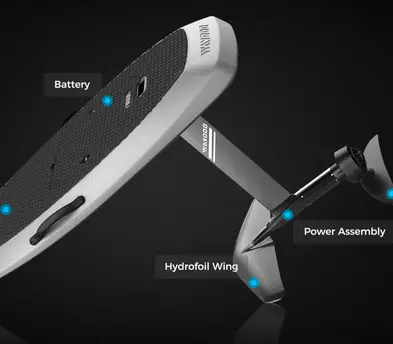 Waydoo Flyer One eFoil Electric Hydrofoil Board Flying Surfboard