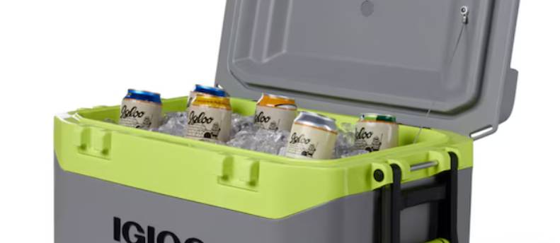 Igloo BMX Moonscape/Volt Yellow 52-Quart Insulated Chest Cooler