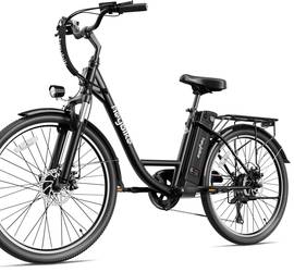 26" E-Bike with full throttle or pedal assist