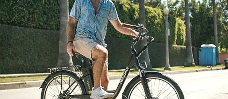 26" E-Bike with full throttle or pedal assist