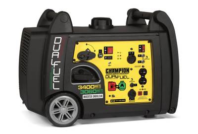 Champion 3400W Electric Start Dual Fuel Inverter - For RV and Food Trailer