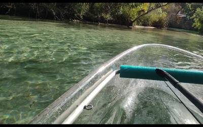 Clear Crystal Kayak