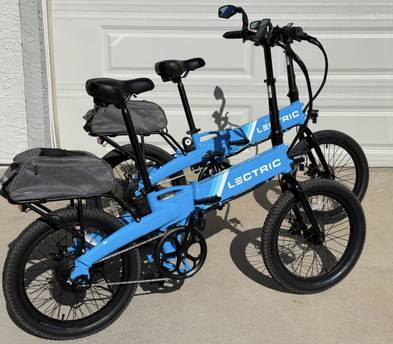 Electric e-bike foldable (#2 of 3 Blue)