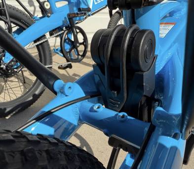 Electric e-bike foldable (#2 of 3 Blue)