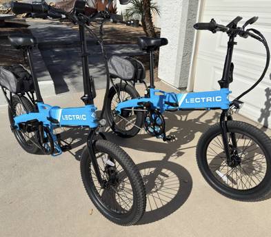 Electric e-bike foldable (#2 of 3 Blue)