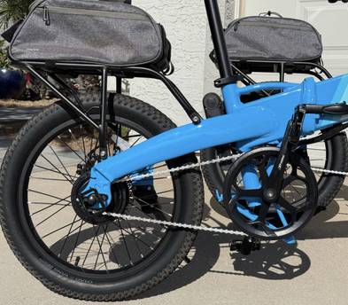 Electric e-bike foldable (#2 of 3 Blue)